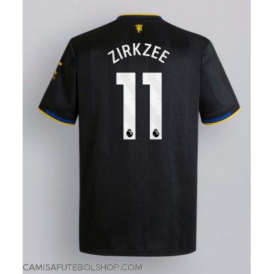 Camisa de time de futebol Manchester United Joshua Zirkzee #11 Replicas 3º Equipamento 2025-26 Manga Curta Camisa de time de futebol Manchester United Joshua Zirkzee #11 Replicas 3º Equipamento 2025-26 Manga Curta